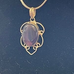 Artist made 926 Sterling Pendant with chain